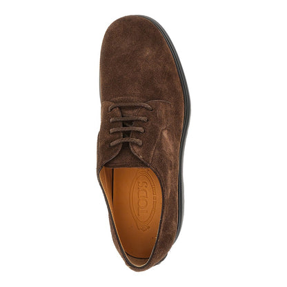 TODS Suede leather laced shoes