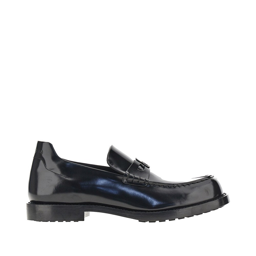 BALENCIAGA Spazzolato leather Comfy loafers