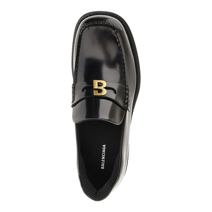 BALENCIAGA Spazzolato leather 'Comfy' loafers