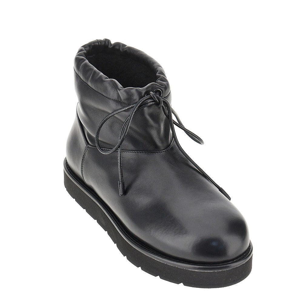 Phoebe Philo Leather ankle-boots with drawstring