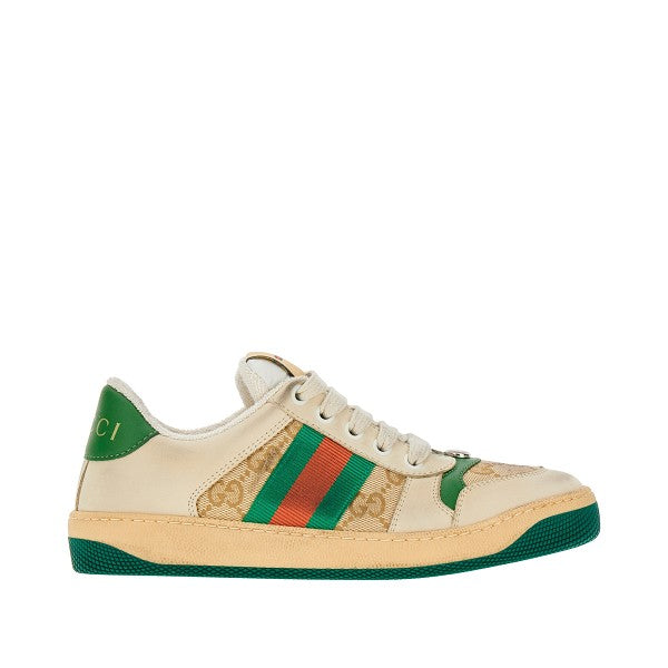 GUCCI Screener' leather and fabric sneakers