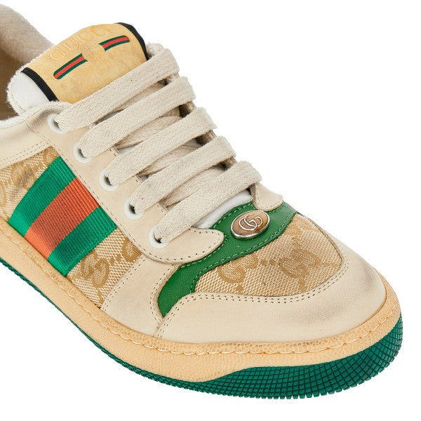 GUCCI Screener' leather and fabric sneakers