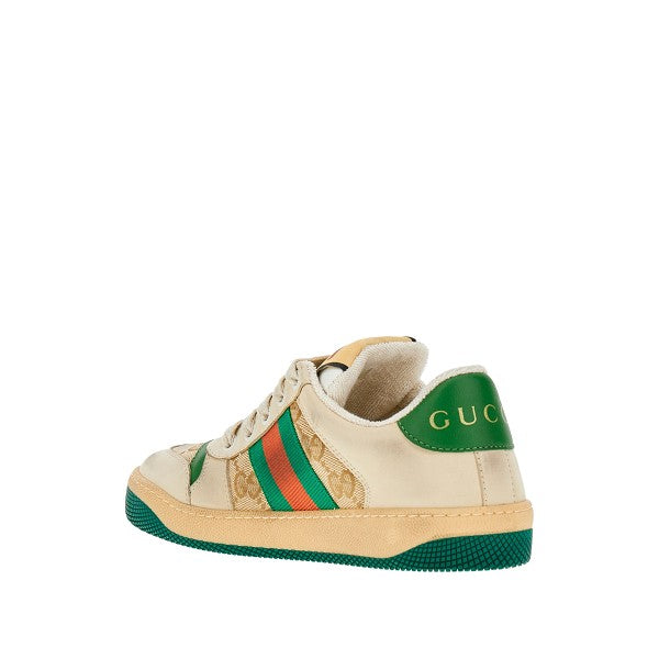 GUCCI Screener' leather and fabric sneakers