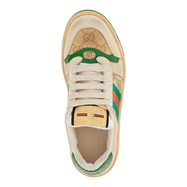 GUCCI Screener' leather and fabric sneakers