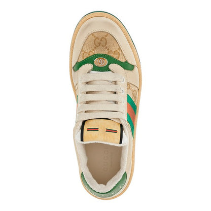 GUCCI Screener' leather and fabric sneakers