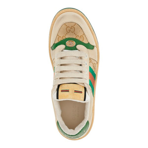 GUCCI Screener' leather and fabric sneakers