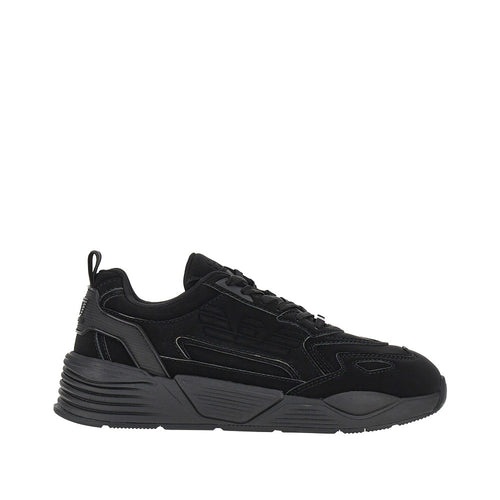 EA7 Coated nylon sneakers with Eagle logo