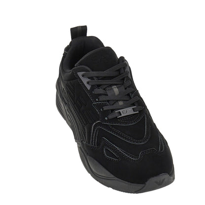 EA7 Coated nylon sneakers with Eagle logo