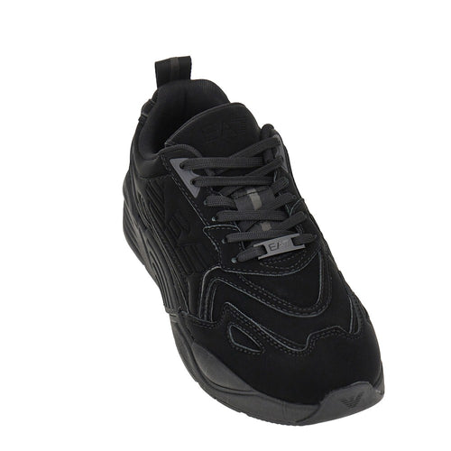 EA7 Coated nylon sneakers with Eagle logo