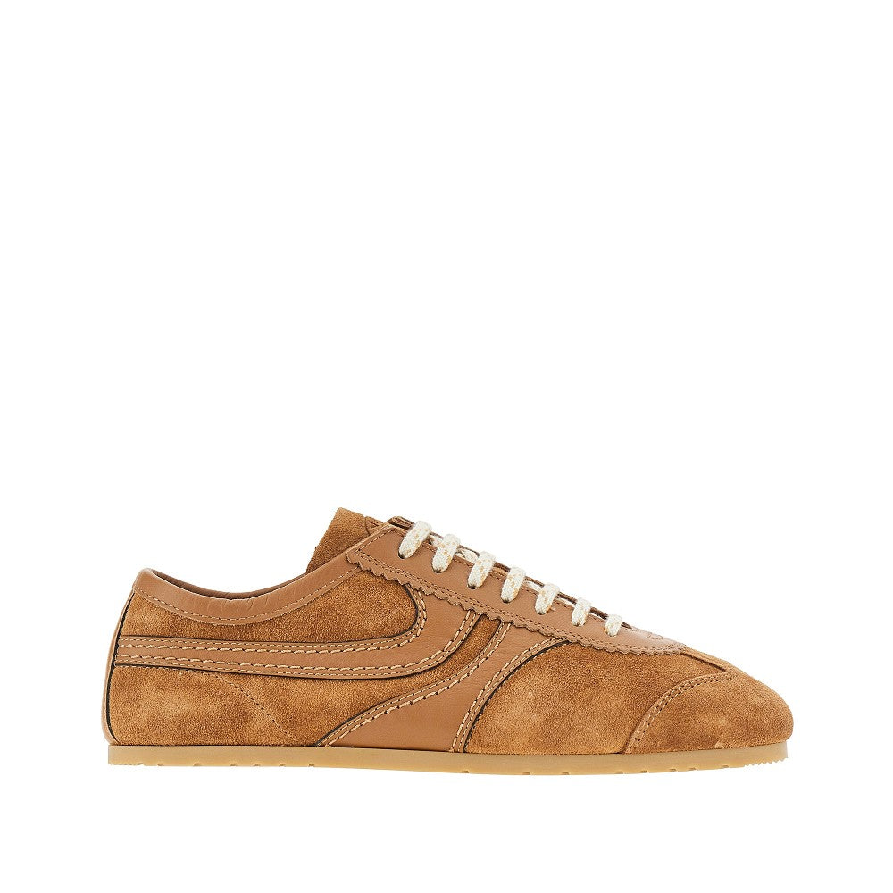 Dries Van Noten Suede leather sneakers