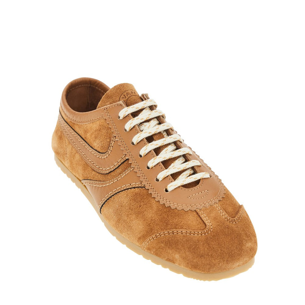 Dries Van Noten Suede leather sneakers