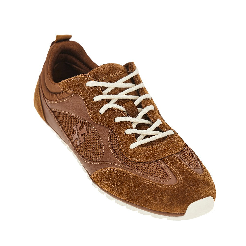 TORY BURCH Field' mesh and leather sneakers