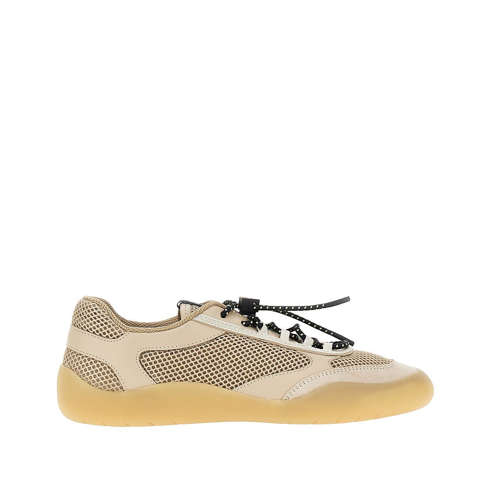 PRADA Speedrock' mesh and leather sneakers