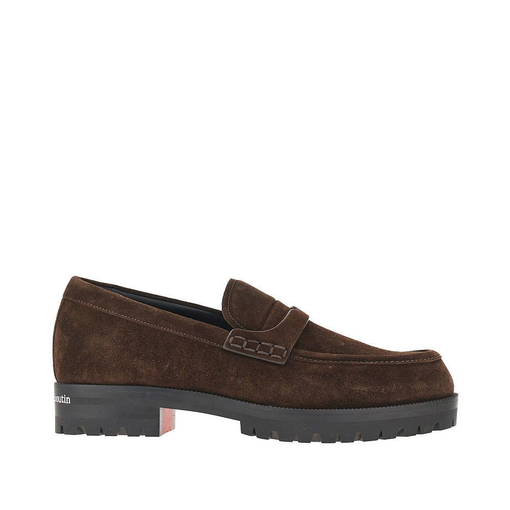 CHRISTIAN LOUBOUTIN Cavavin' suede leather loafers