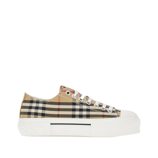 Burberry Check cotton sneakers