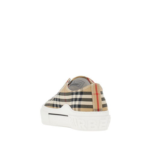 Burberry Check cotton sneakers