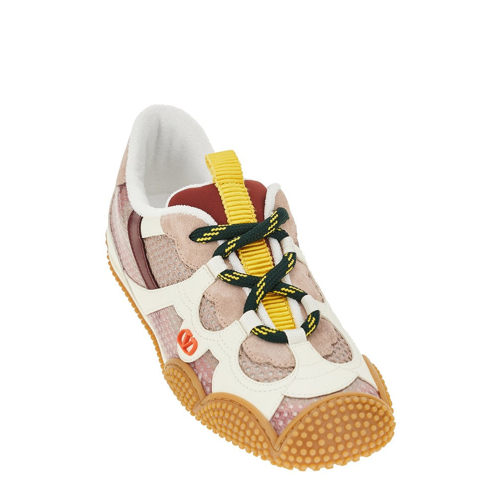 VALENTINO GARAVANI Amphibia' fabric and leather sneakers