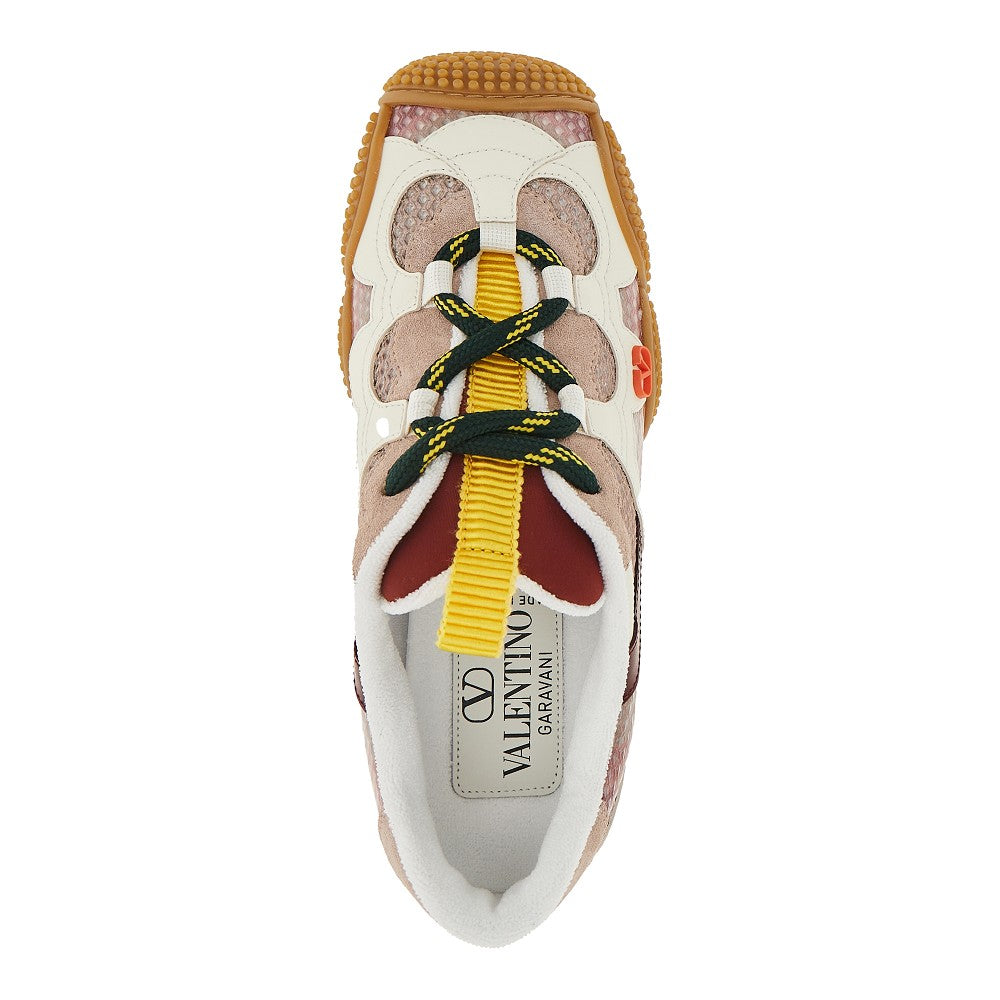 VALENTINO GARAVANI Amphibia' fabric and leather sneakers