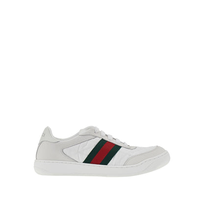 Gucci 'Screener' nylon and leather sneakers