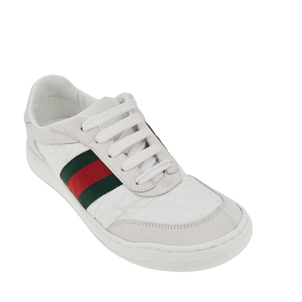 Gucci 'Screener' nylon and leather sneakers