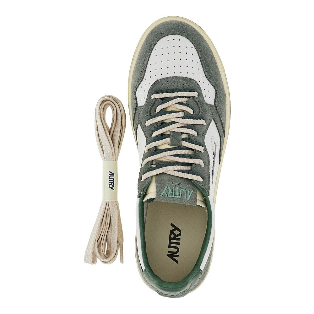 AUTRY Leather and suede Medalist Low sneakers