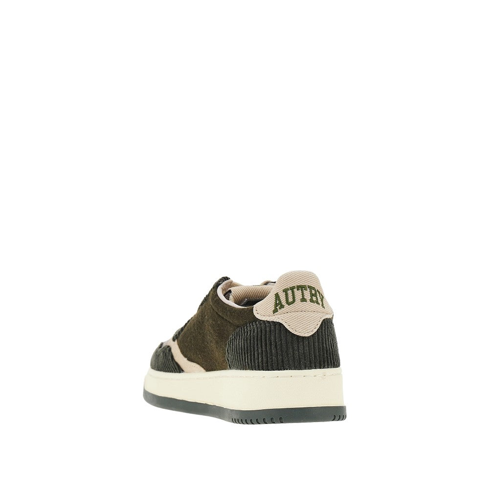 AUTRY Medalist Low corduroy and felt sneakers