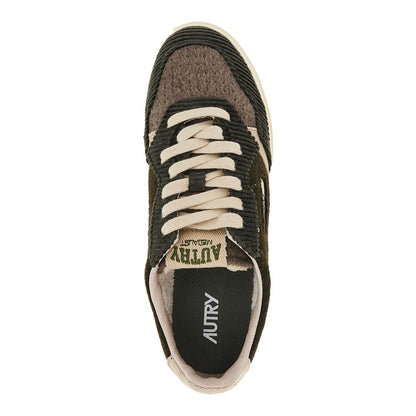 AUTRY Medalist Low corduroy and felt sneakers
