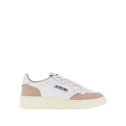 AUTRY Suede and leather Medalist Low sneakers