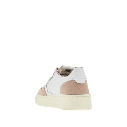 AUTRY Suede and leather Medalist Low sneakers