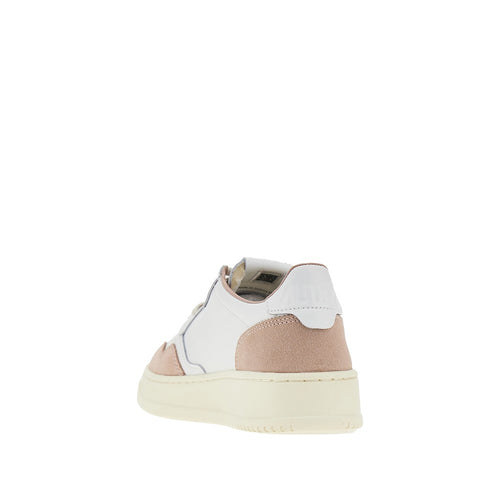 AUTRY Suede and leather Medalist Low sneakers