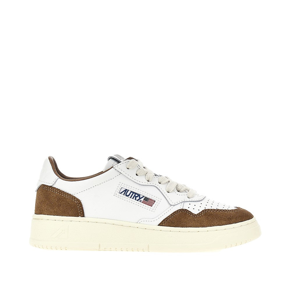 AUTRY Medalist Low' leather and suede sneakers
