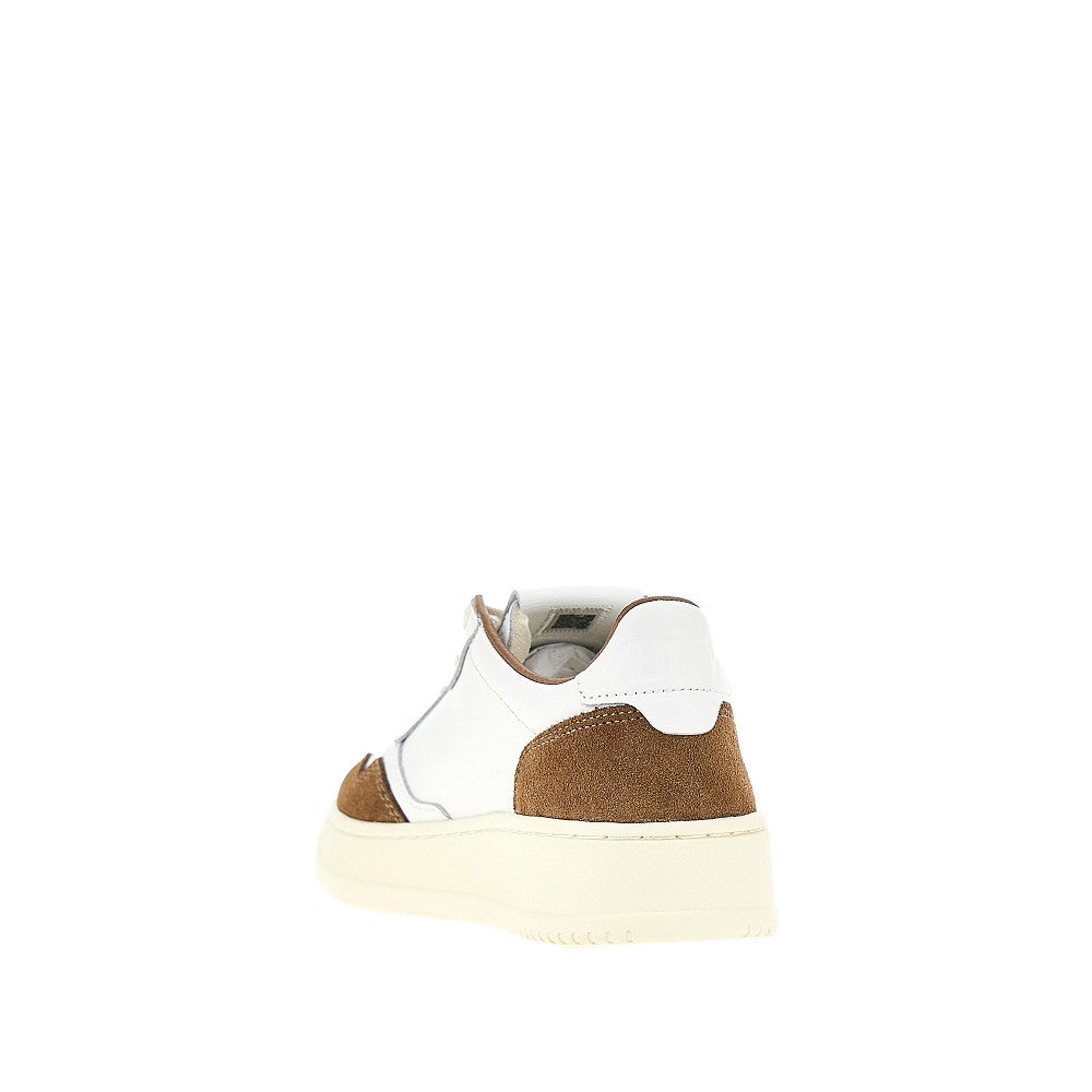AUTRY Medalist Low' leather and suede sneakers