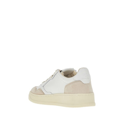 AUTRY Suede and leather Medalist Low sneakers