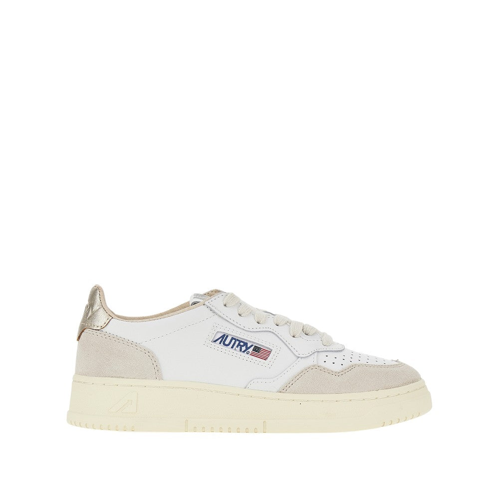 AUTRY Leather and suede Medalist Low sneakers