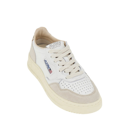 AUTRY Leather and suede Medalist Low sneakers