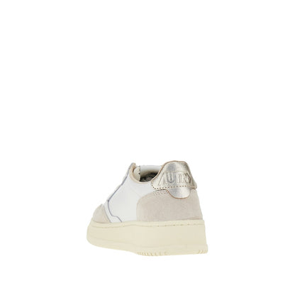AUTRY Leather and suede Medalist Low sneakers