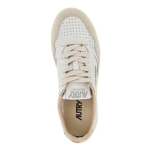 AUTRY Leather and suede Medalist Low sneakers