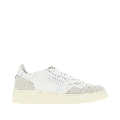 AUTRY Suede and leather Medalist Low sneakers