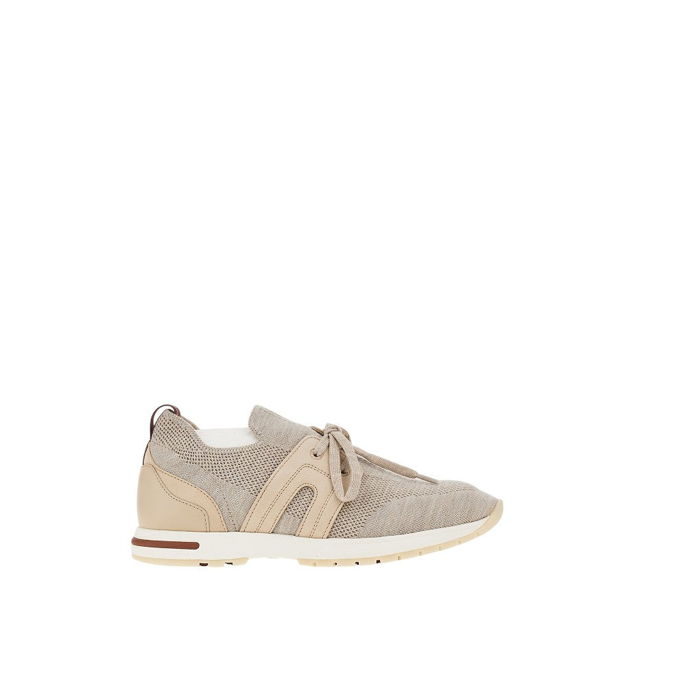LORO PIANA Knit and leather 360 LP Flexy Walk sneakers