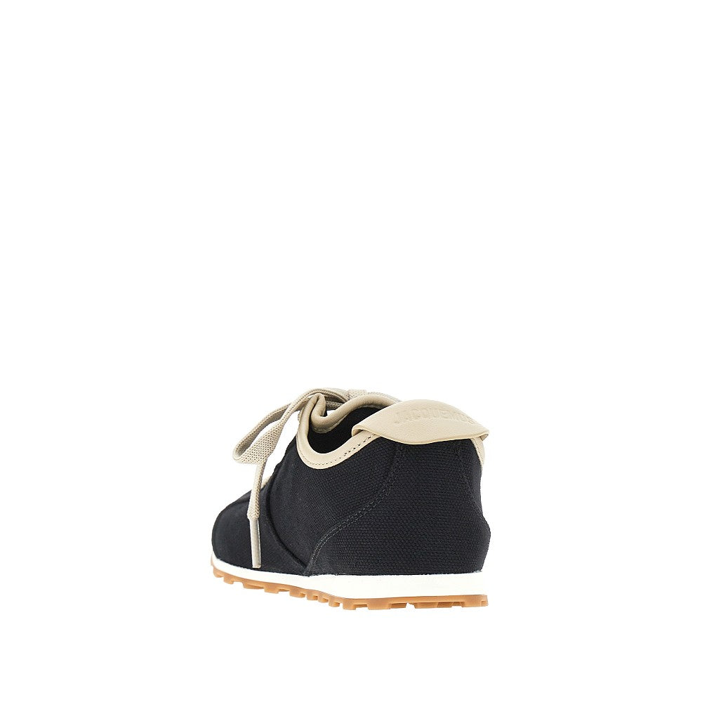 JACQUEMUS Les Tennis' leather and canvas sneakers