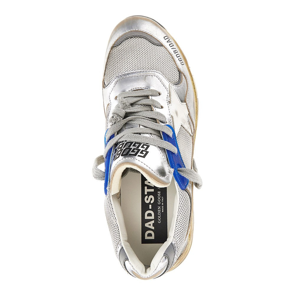GOLDEN GOOSE Running Dad' mesh and leather sneakers