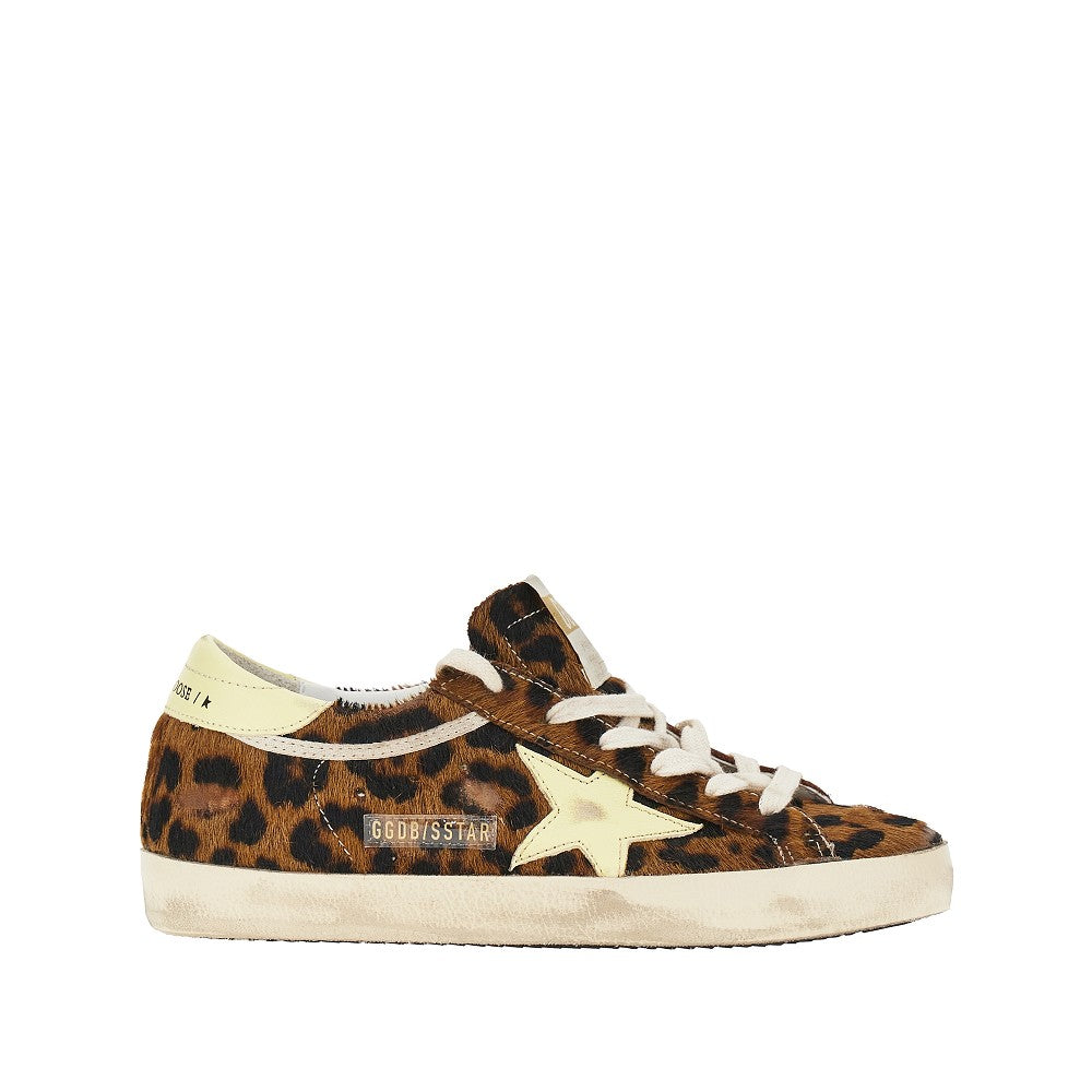 GOLDEN GOOSE Super-Star' hair-calf sneakers