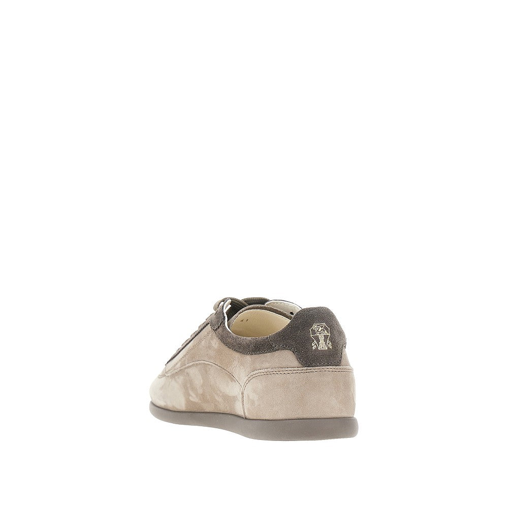 BRUNELLO CUCINELLI Nubuck leather Slim sneakers