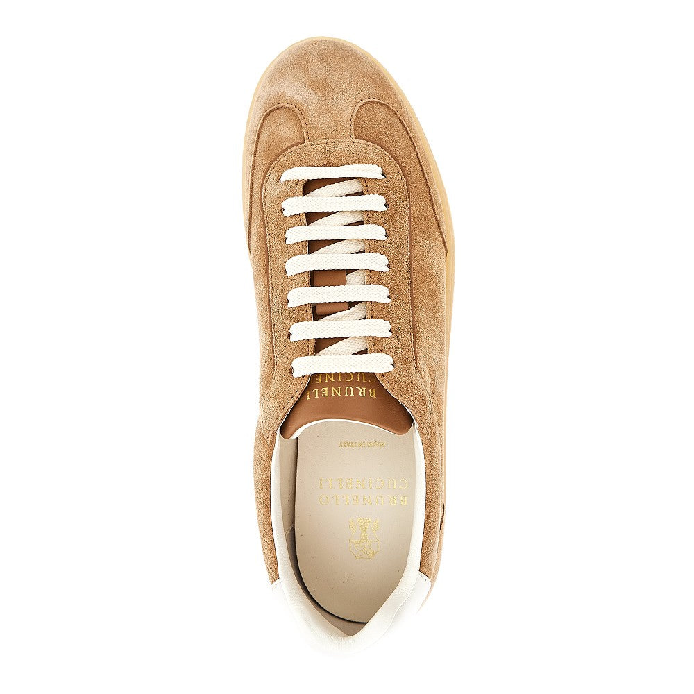 BRUNELLO CUCINELLI Suede leather sneakers