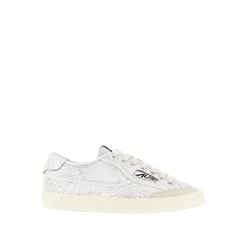 Autry 'Windscape' craquelé leather sneakers