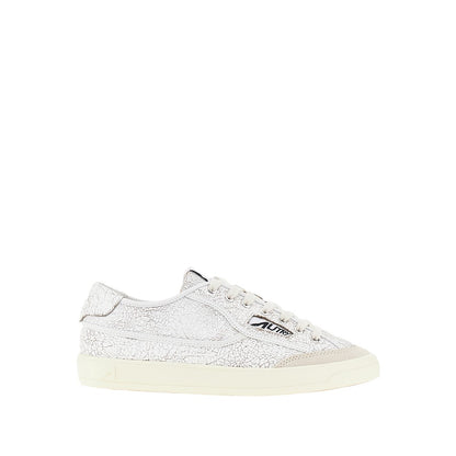 Autry 'Windscape' craquelé leather sneakers