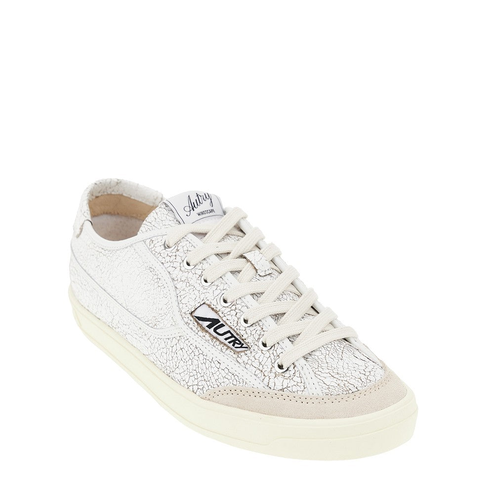 Autry 'Windscape' craquelé leather sneakers