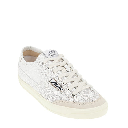 Autry 'Windscape' craquelé leather sneakers