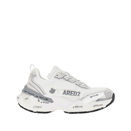 DSQUARED2 Suede leather and mesh 'Faster' sneakers