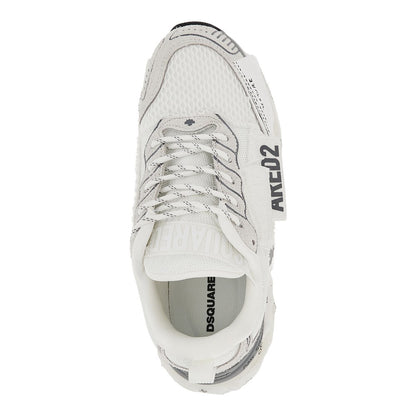 DSQUARED2 Suede leather and mesh 'Faster' sneakers